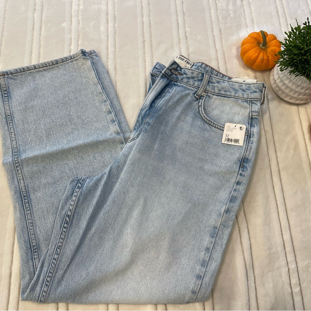 Free People Light Blue Denim Jeans